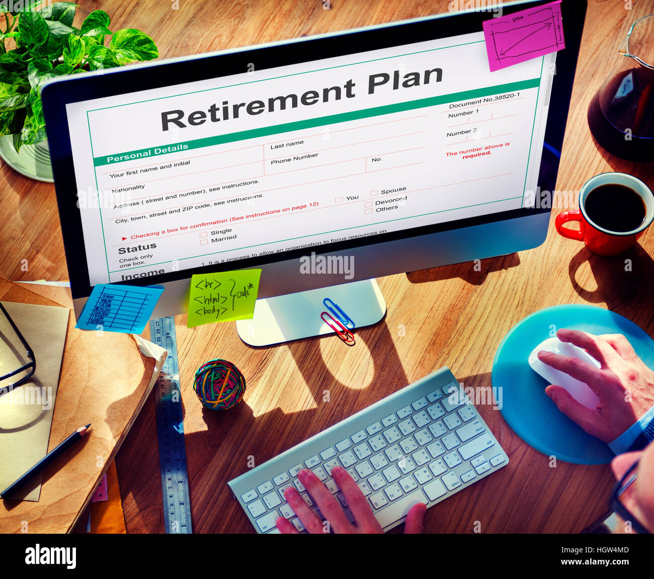 Retirement tax forms hires stock photography and images Alamy