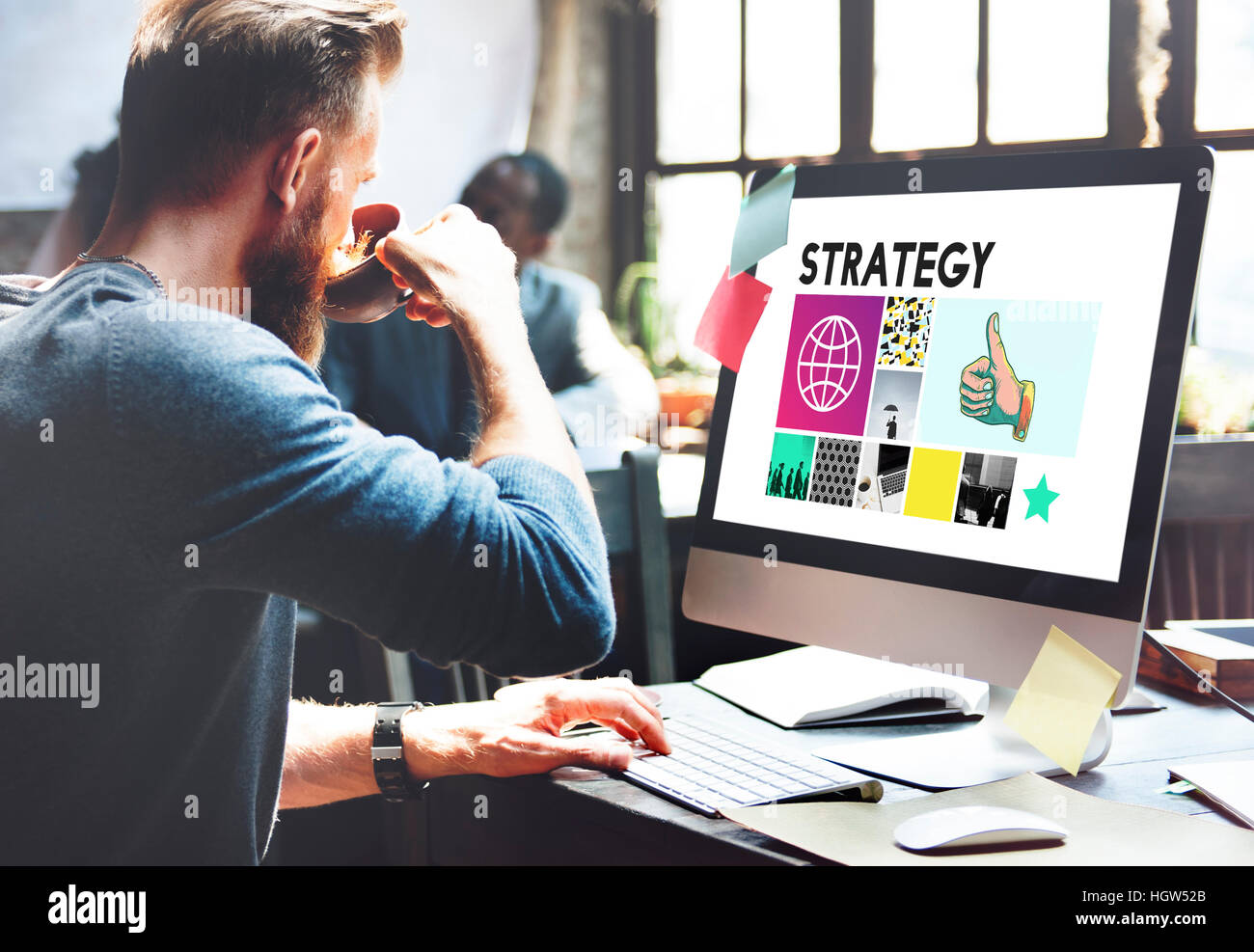 Strategy Motivation Objective Planning Process Concept Stock Photo - Alamy