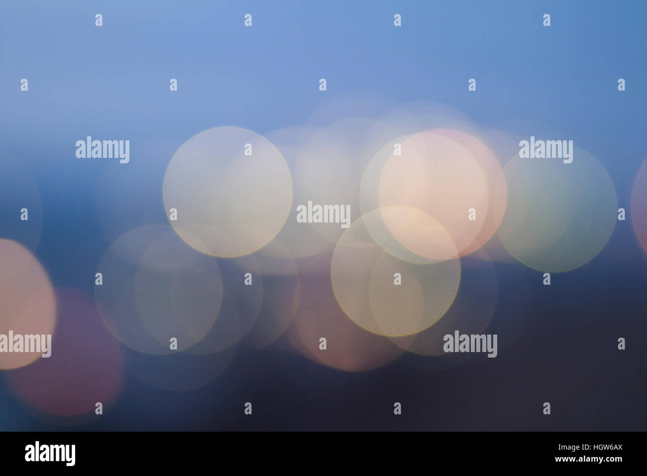 Colourful pink, blue, light green and yellow smooth bokeh background ...