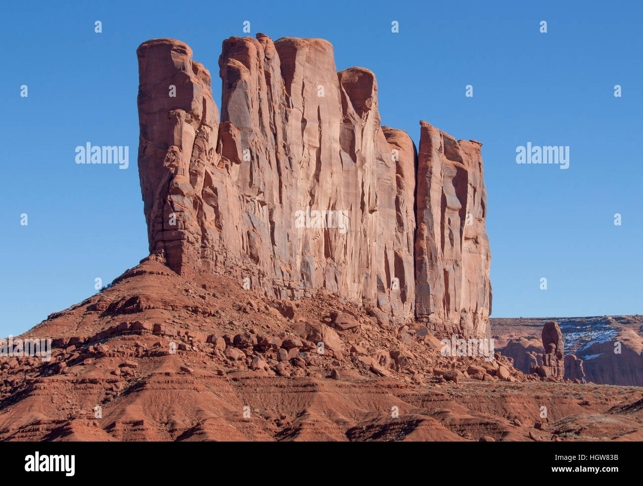 Camel Butte Monument Valley Navajo Tribal Park Utah Usa Stock Photo Alamy