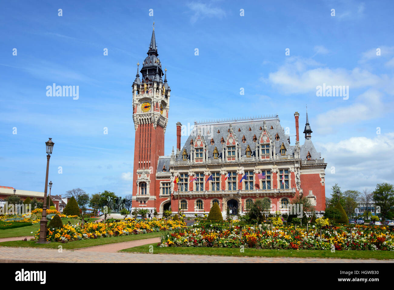 Town Hall, Calais, France, Hotel de ville Stock Photo - Alamy