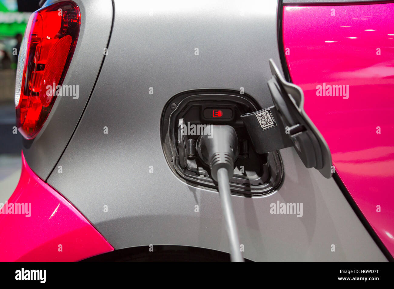 Detroit, Michigan The Smart electric vehicle on display at the North