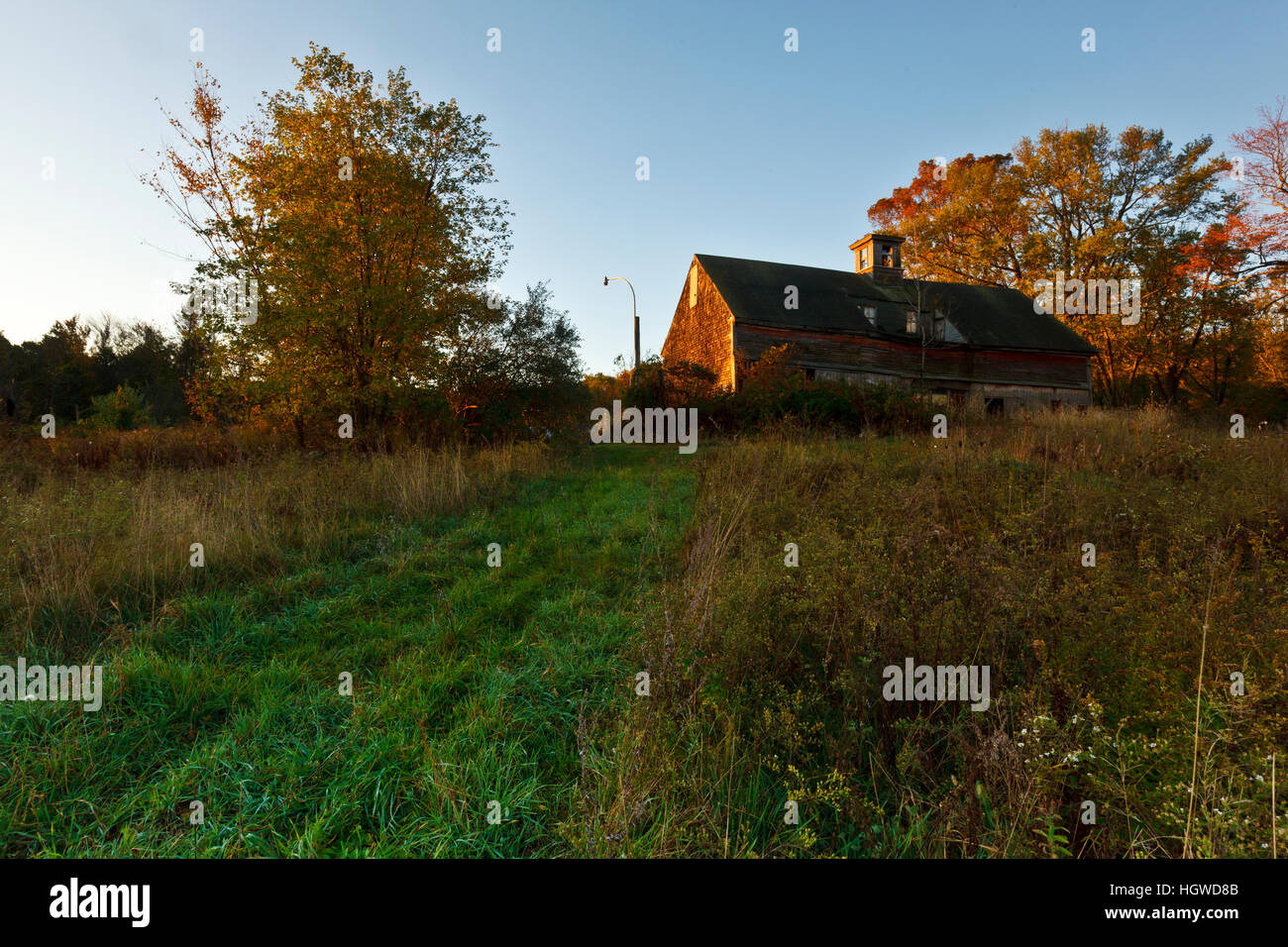 The Barn At Elmwood Farm In Hopkinton, Massachusetts Stock Photo - Alamy