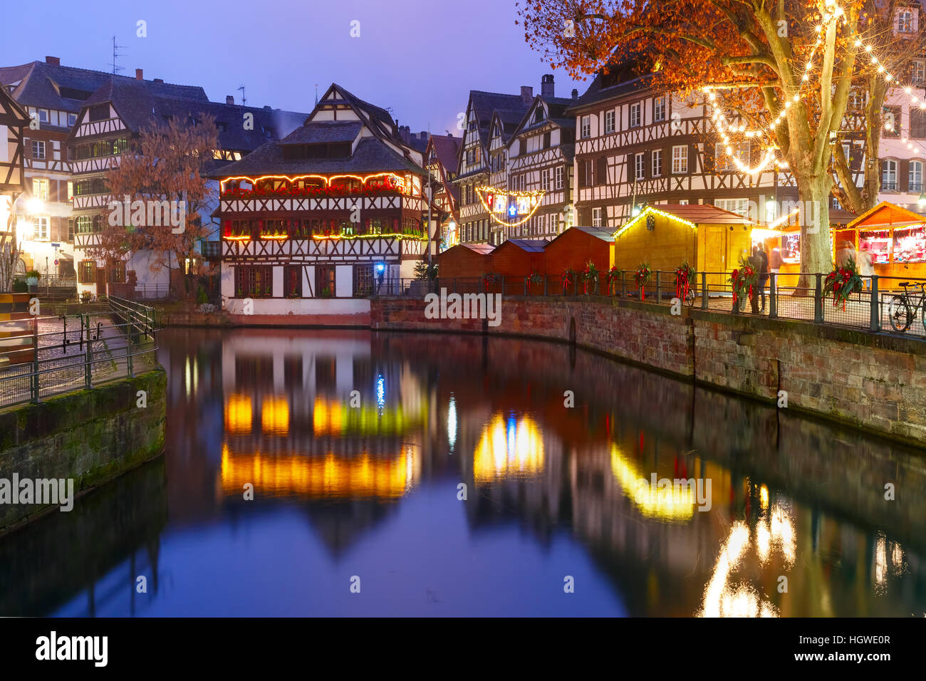 Night Petite France In Strasbourg Alsace Stock Photo Alamy night-petite-france-in-strasbourg-alsace-stock-photo-alamy