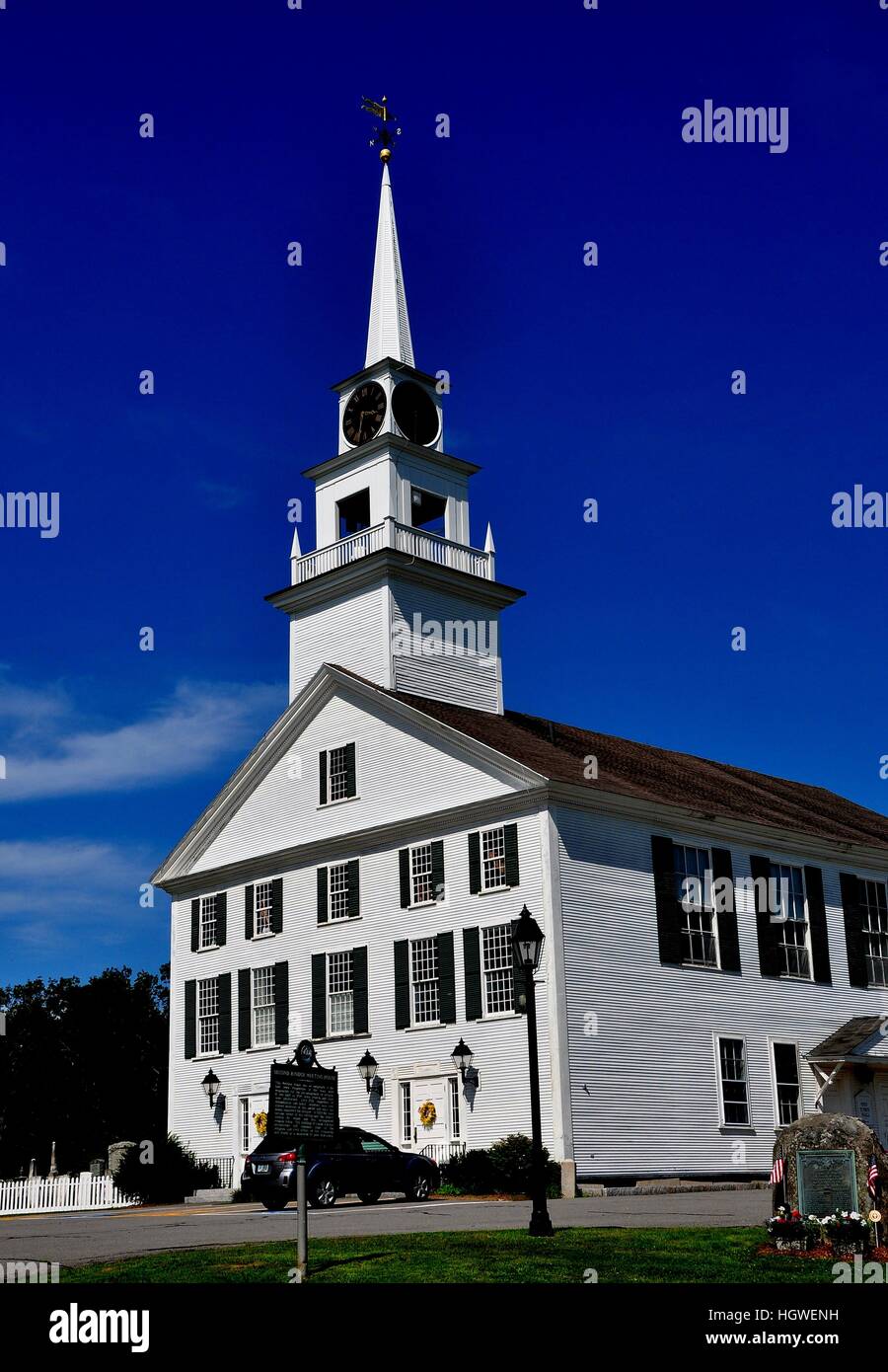 Colonial meeting house hires stock photography and images Alamy