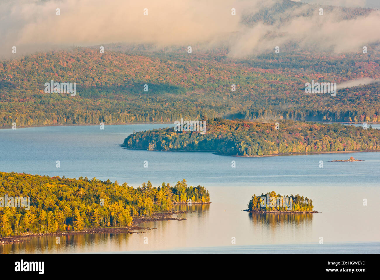 Mooselookmeguntic Lake as seen from the Appalachian Trail at the Height