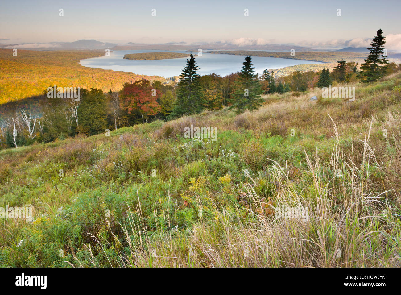 Mooselookmeguntic Lake as seen from the Appalachian Trail at the Height