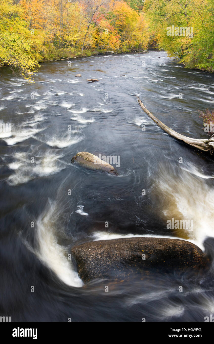 The Ashuelot River in Ashuelot, New Hampshire. Fall Stock Photo Alamy