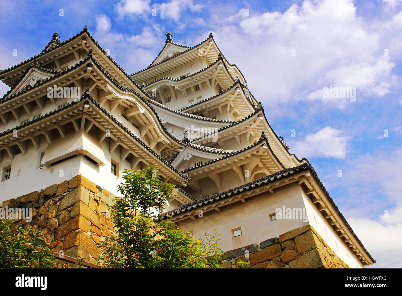 The Himeji Castle Stock Photo