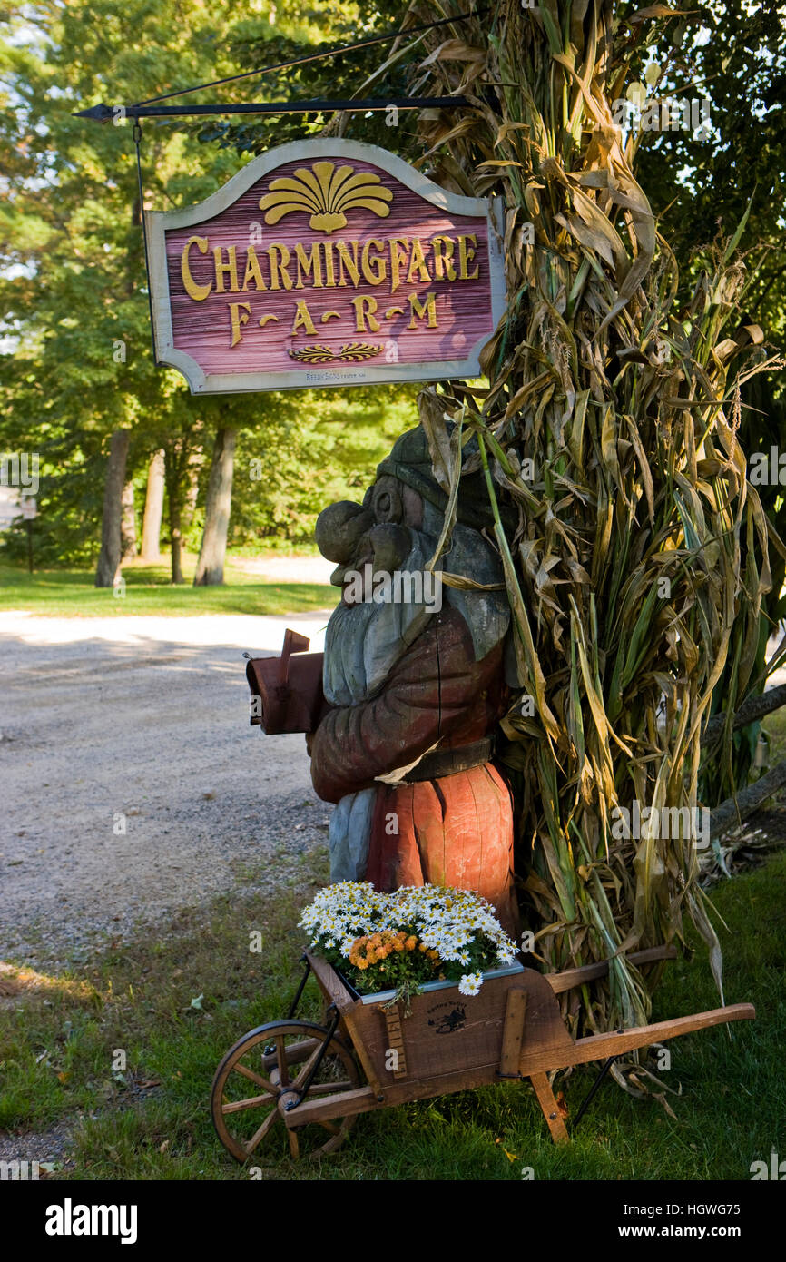 Charmingfare Farm in Candia, New Hampshire Stock Photo Alamy