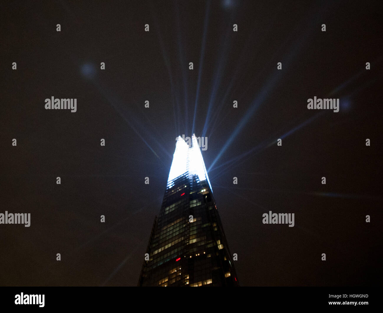 Shard christmas lights 2025