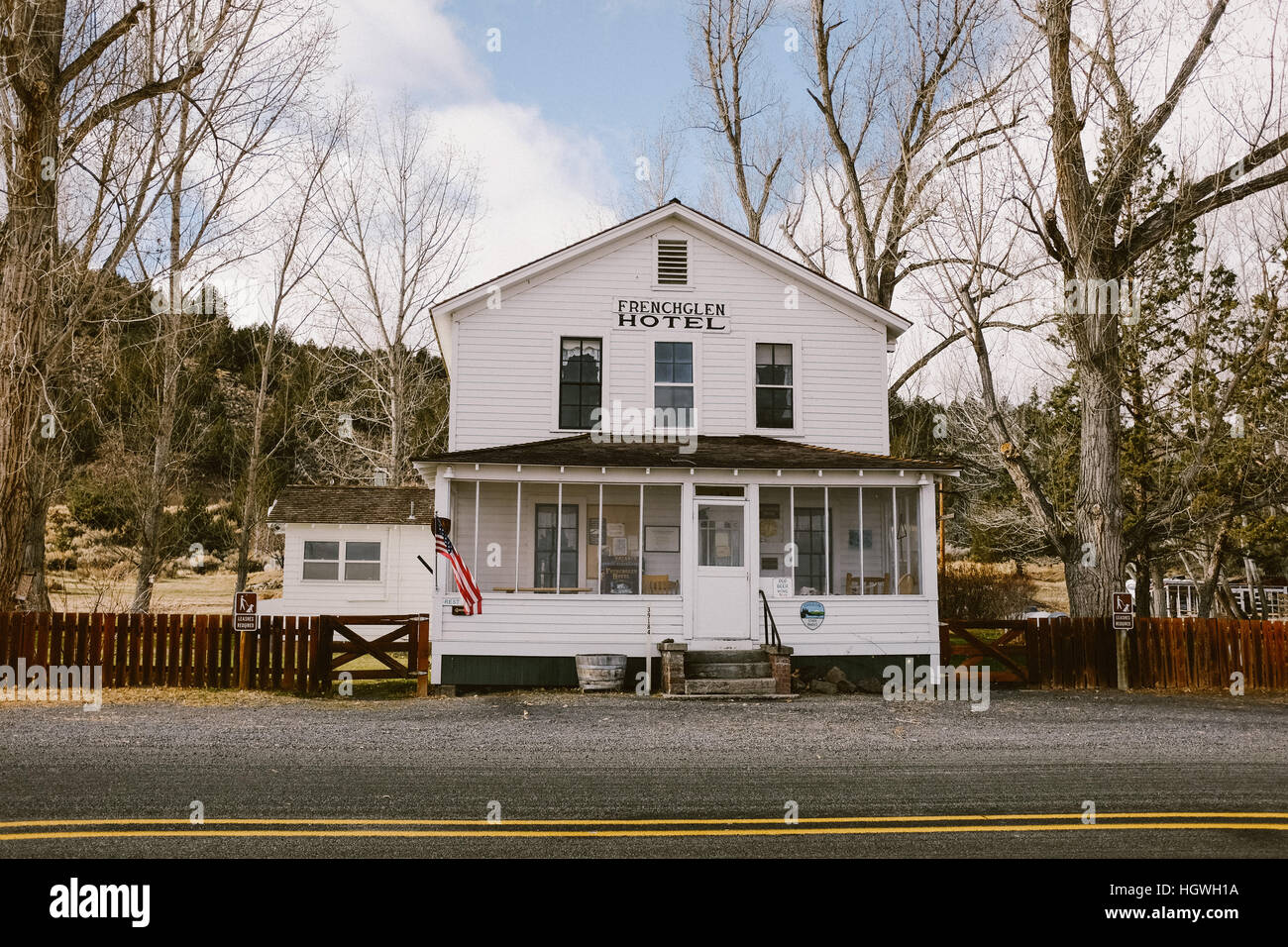 vintage hotel Stock Photo