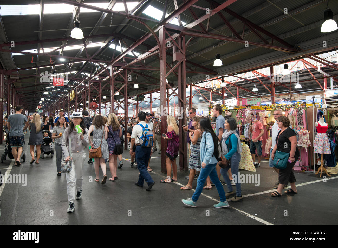 The Queen Victoria Summer Night Market, Melbourne Victoria Australia Stock Photo Alamy