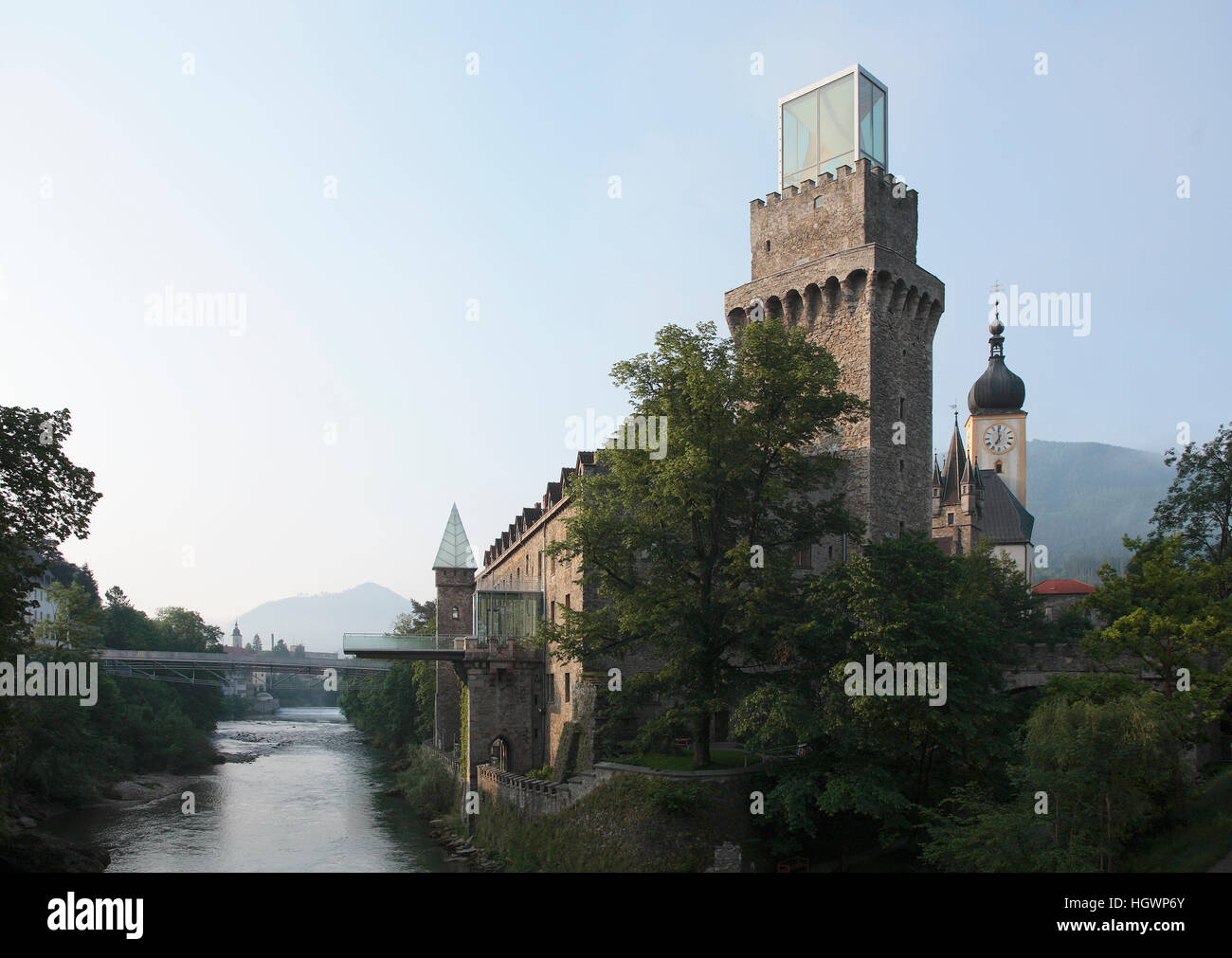 Rothschild-Castle in Waidhofen / Ybbs Stock Photo