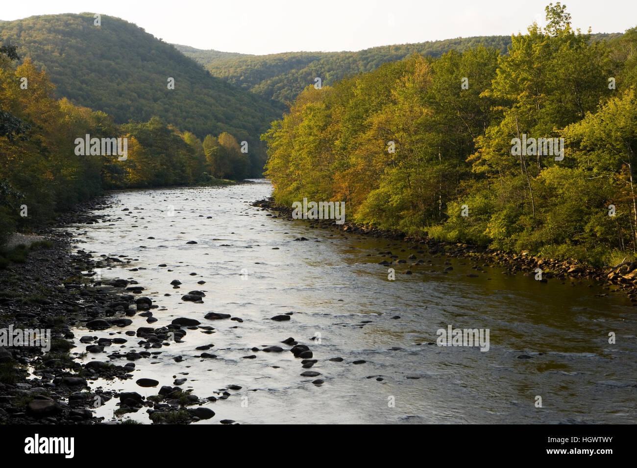 The Deerfield River in Rowe, Massachusetts Stock Photo Alamy