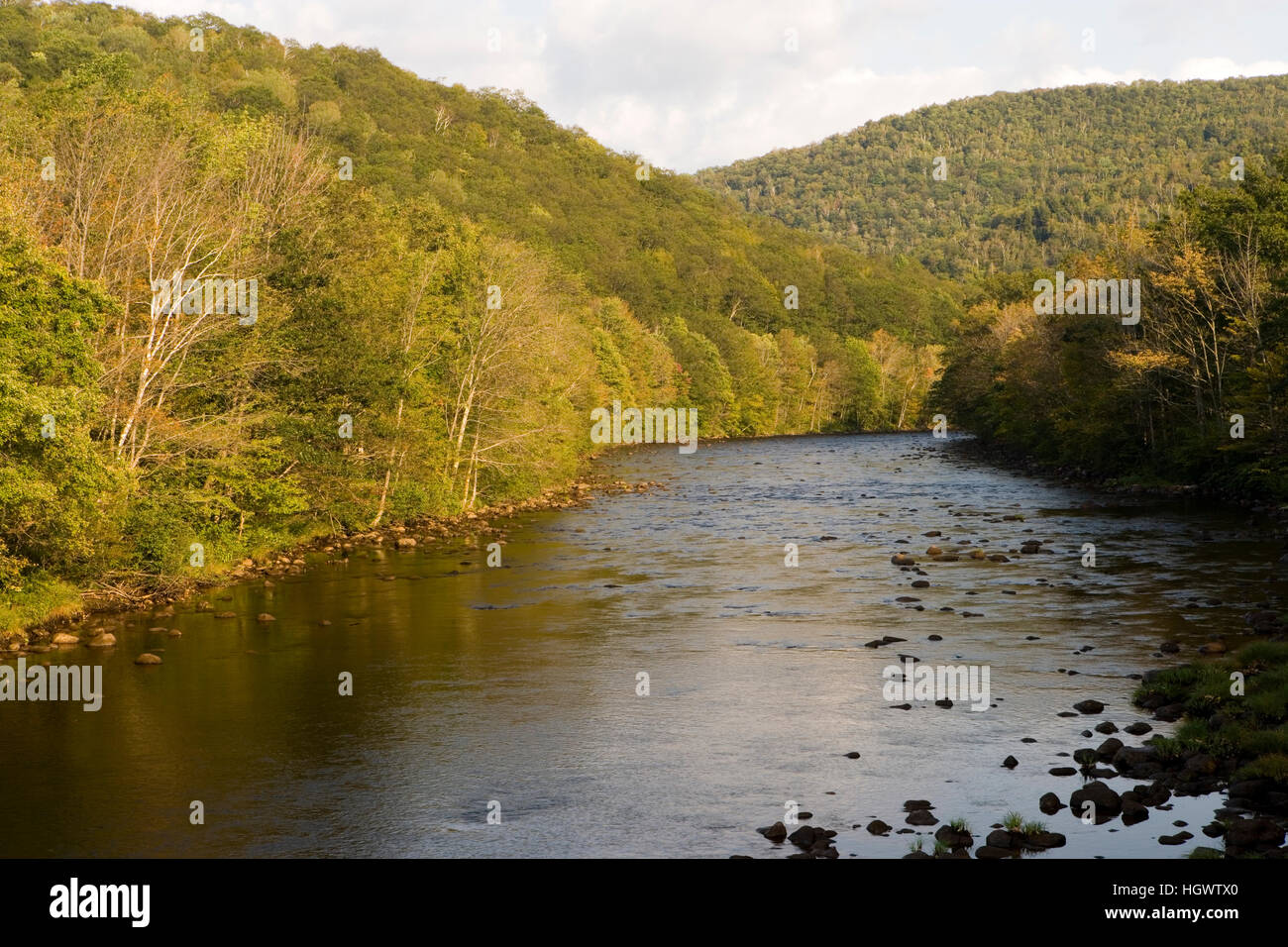 The Deerfield River in Rowe, Massachusetts Stock Photo Alamy