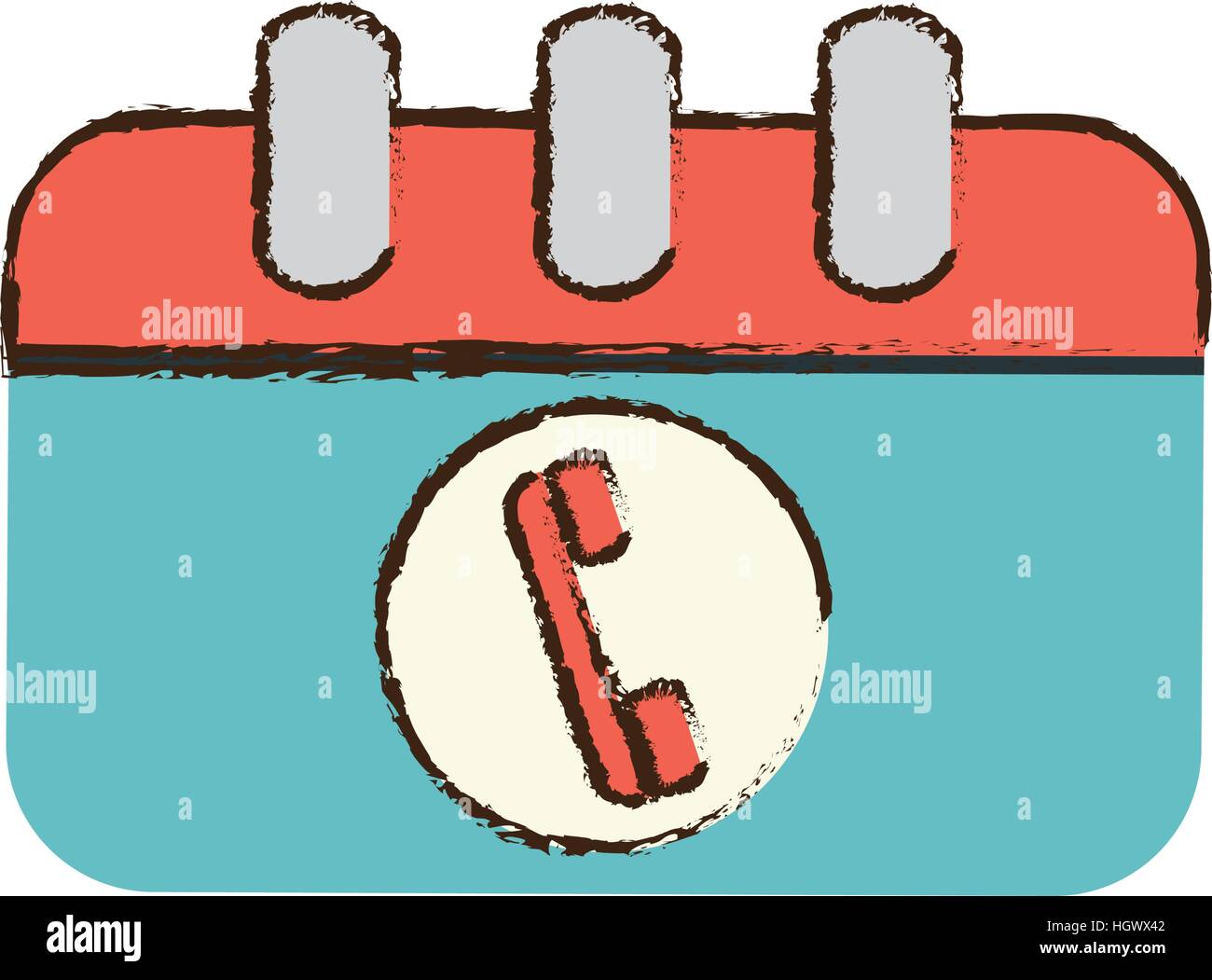 notepad directory contacts telephone sketch vector illustration eps 10 ...