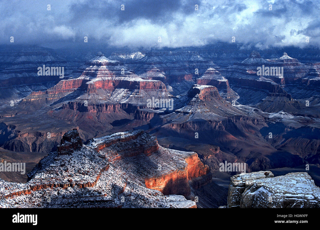 Clouds above the Grand Canyon Stock Photo - Alamy