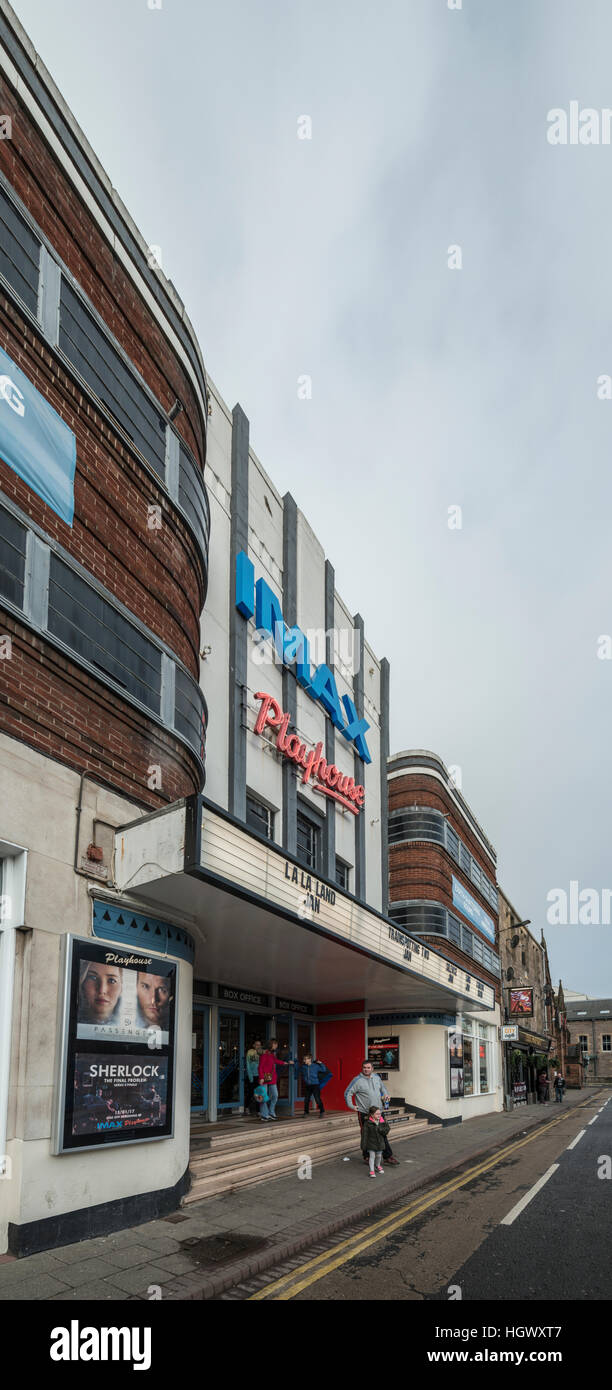 Art Deco Playhouse cinema, Perth,Scotland,UK Stock Photo Alamy