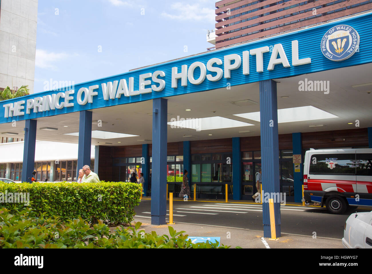 Prince of Wales hospital Randwick in Sydney eastern suburbs,new south wales,Australia Stock Photo