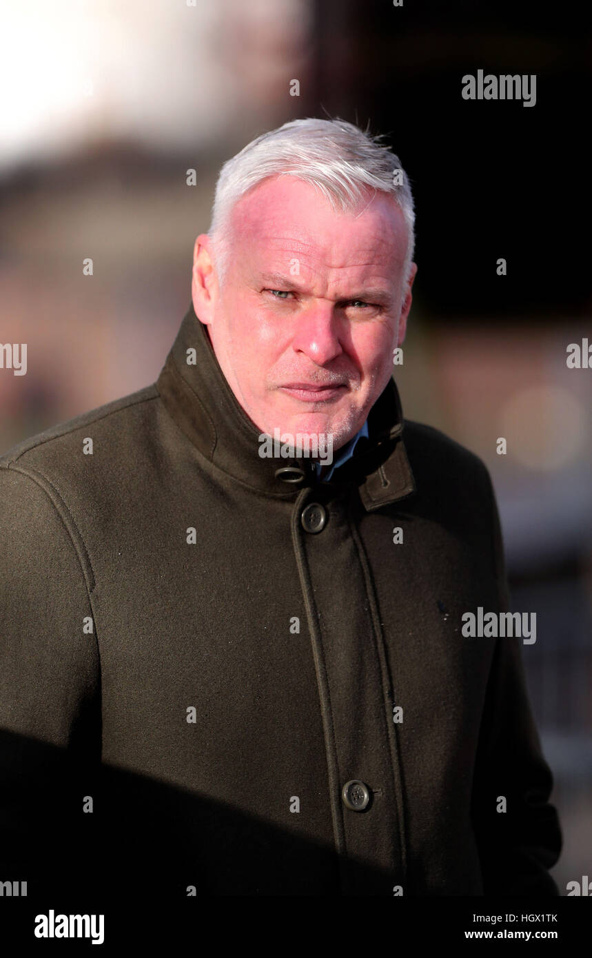 Harvey Spencer Stephens, the former child actor who played Damien in The Omen horror film, arrives at Maidstone Crown Court in Kent to be sentenced for attacking two cyclists in a road rage incident. Stock Photo