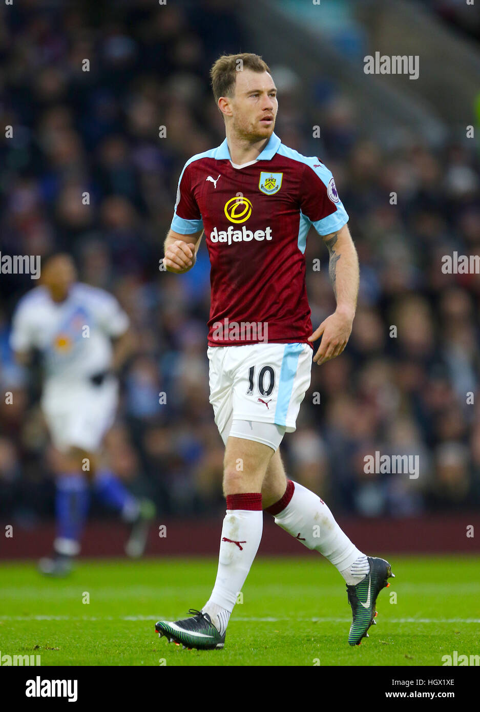 Ashley Barnes, Burnley Stock Photo Alamy