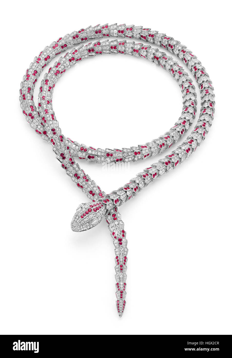 Diamond necklace on white hi-res stock photography and images - Alamy