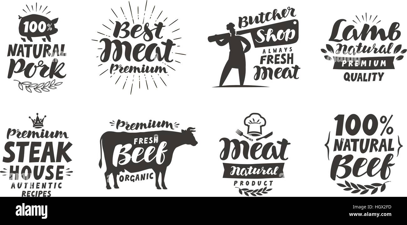 Butcher Shop Meat Labels