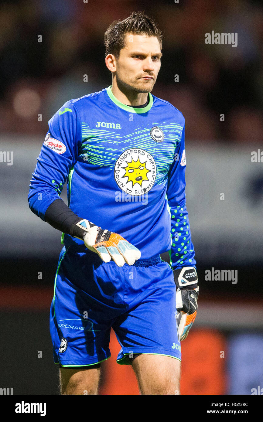 Partick Thistle goalkeeper Tomas Cerny Stock Photo - Alamy