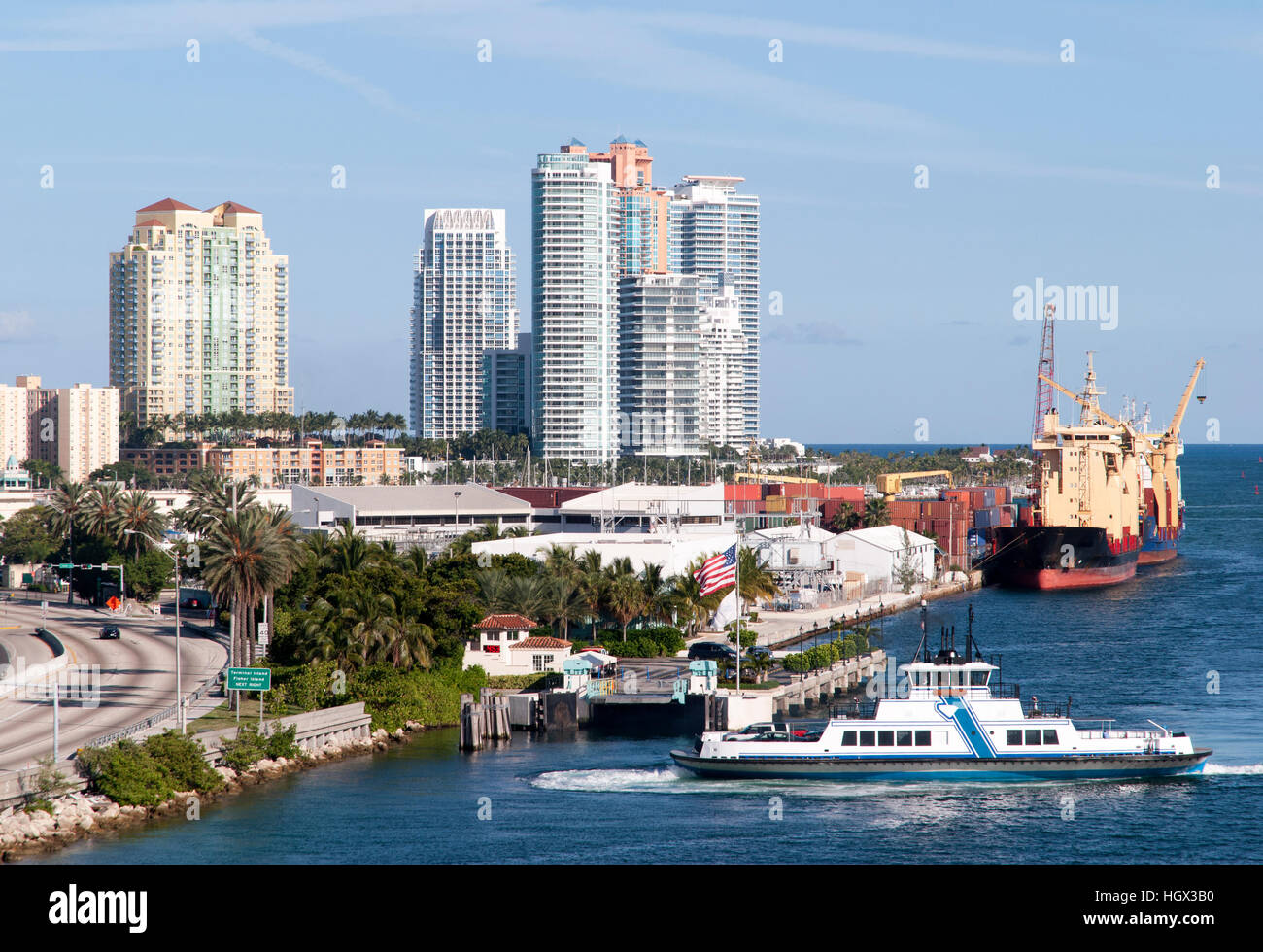 Miami City Line Images – Browse 1,987 Stock Photos, Vectors, and Video