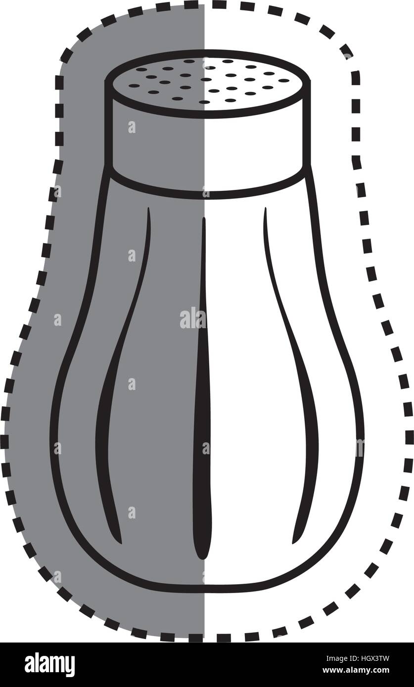 isolated salt shaker icon vector illustration graphic design Stock