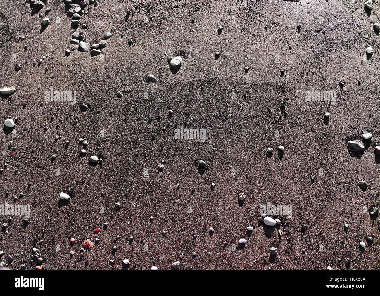Sand With Rocks Layout Rocks and sand nature background texture Stock Photo - Alamy