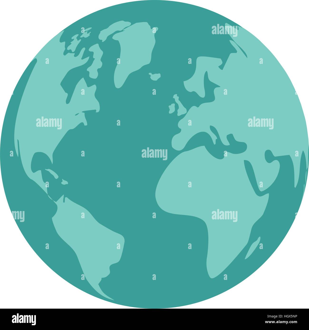 Isolated world earth Stock Vector Image & Art - Alamy