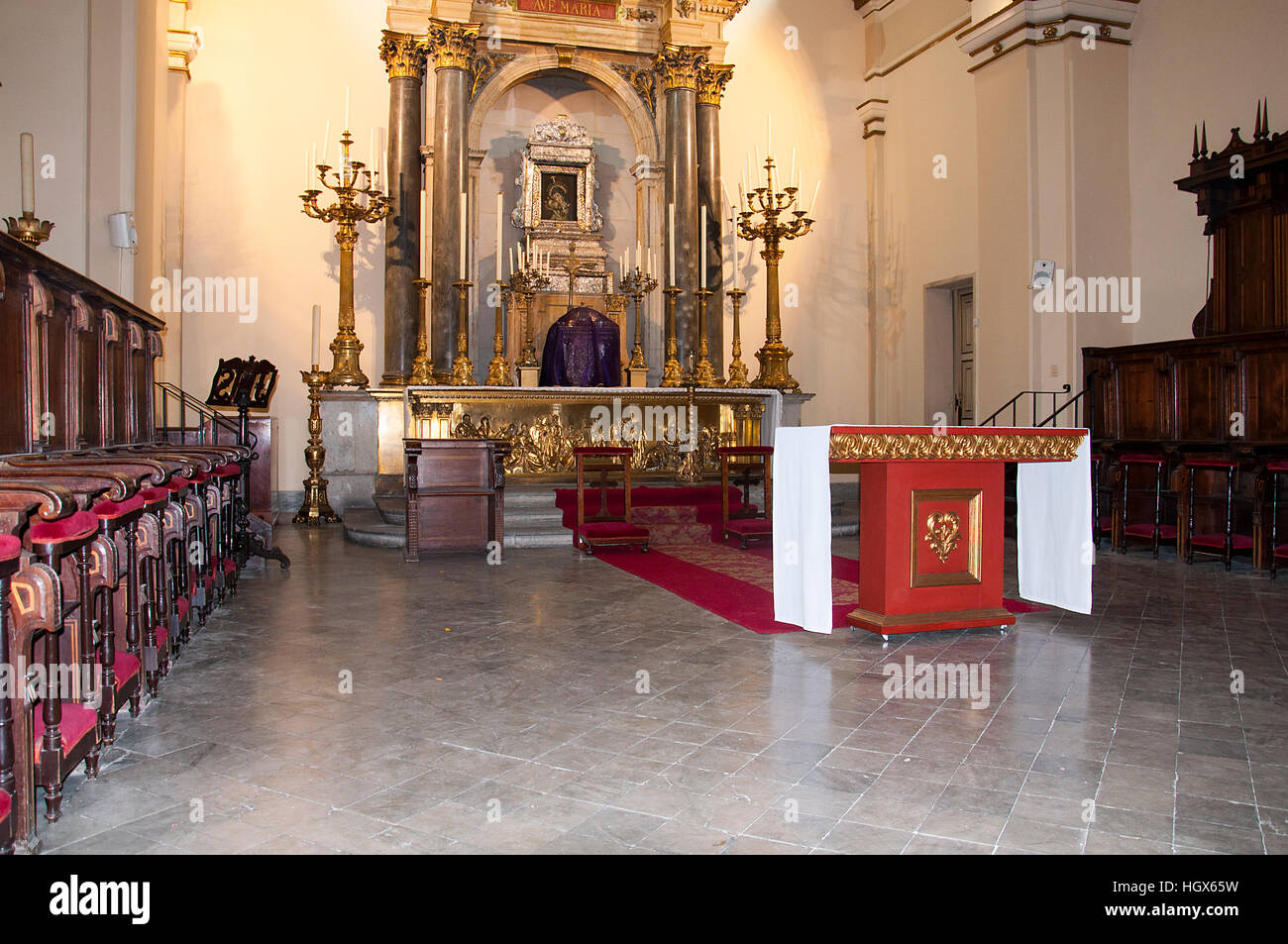 The Primada Cathedral of Bogota, Colombia Stock Photo