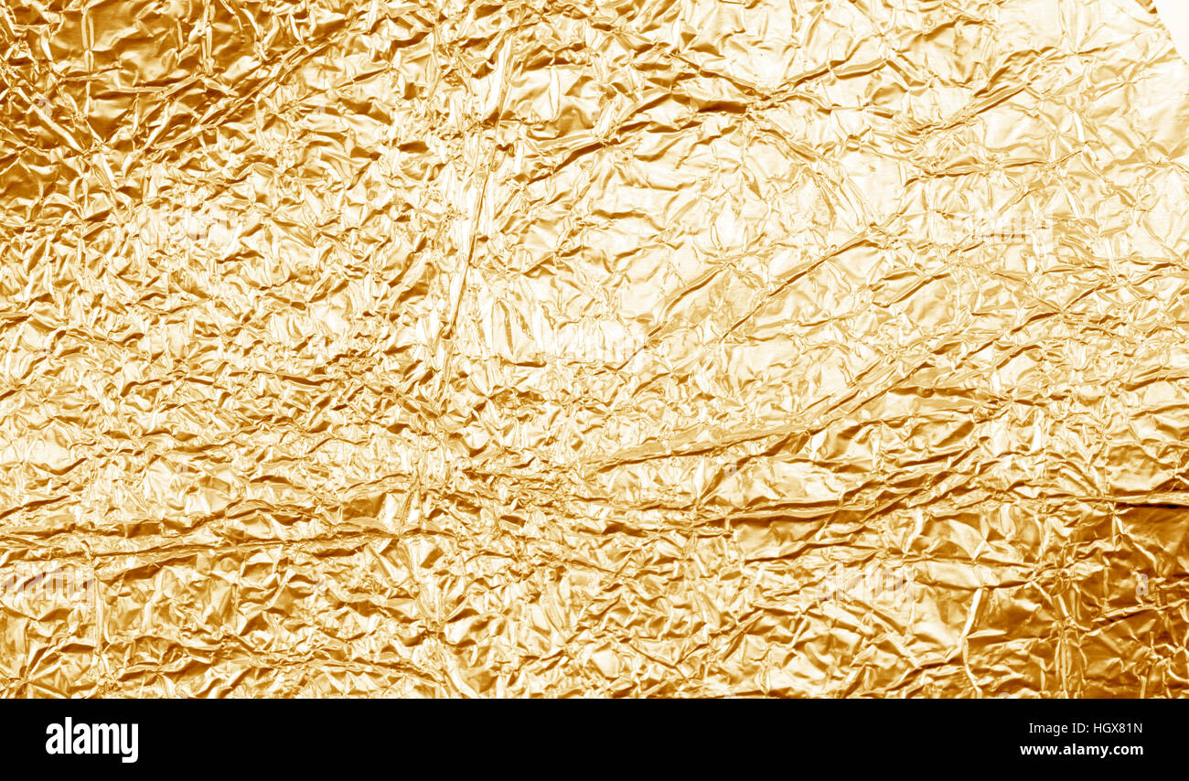 Wrinkled Gold Foil Texture Free (Metal)