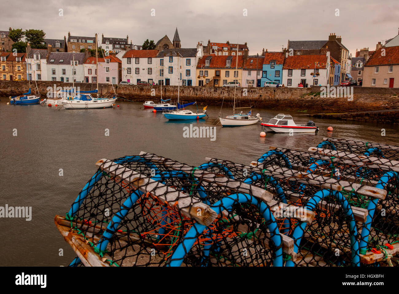 Harbour, St.Monans, Scotland, UK Stock Photo