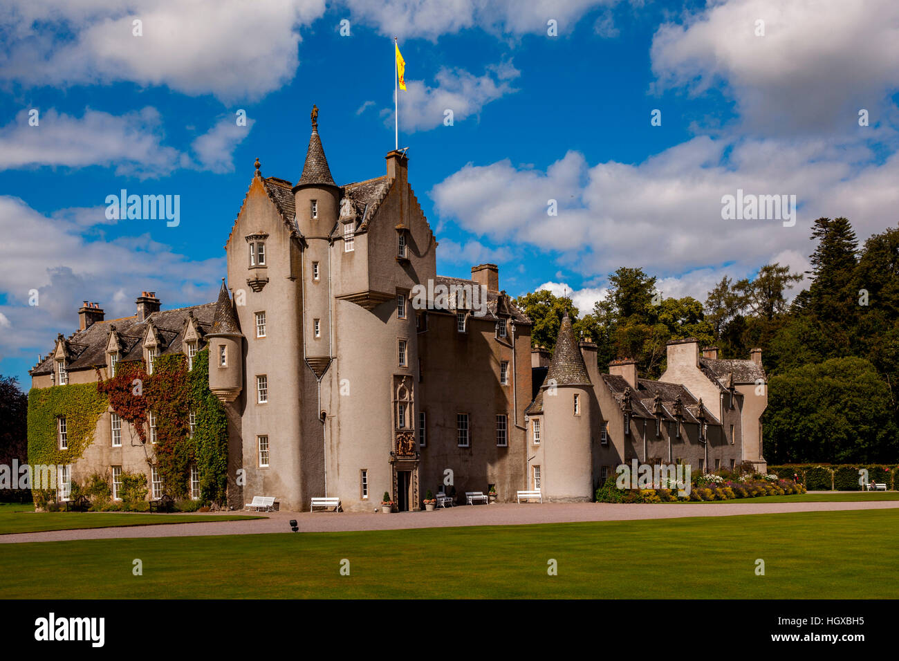 Ballindalloch Castle, Aberdeenshire, Scotland, UK Stock Photo