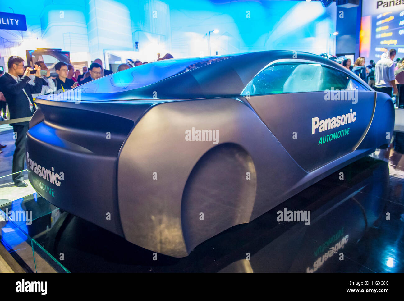 LAS VEGAS JAN 08 The Panasonic Automotive Concept car at the CES