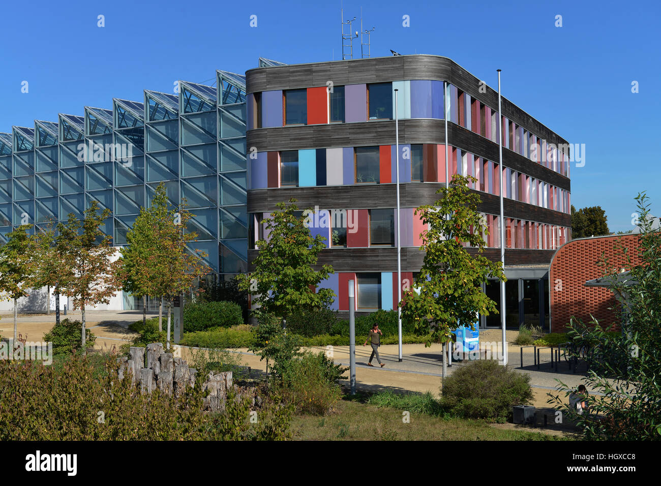 Umwelt-Bundesamt, Woerlitzer Platz, Dessau, Sachsen-Anhalt, Deutschland, Wörlitzer Platz Stock Photo