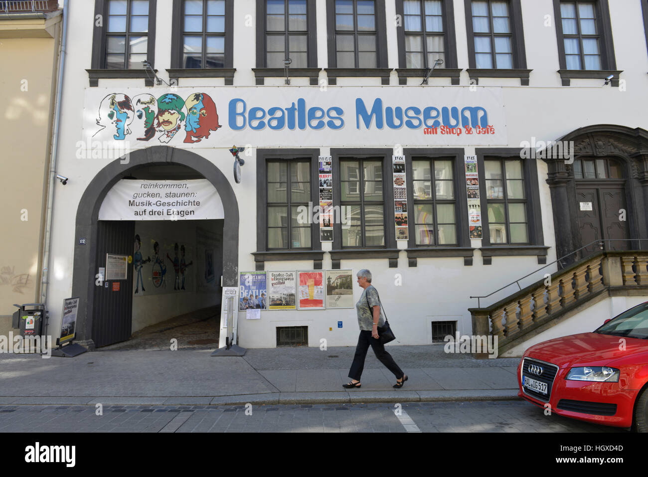 Beatles Museum, Alter Markt, Halle an der Saale, Sachsen-Anhalt
