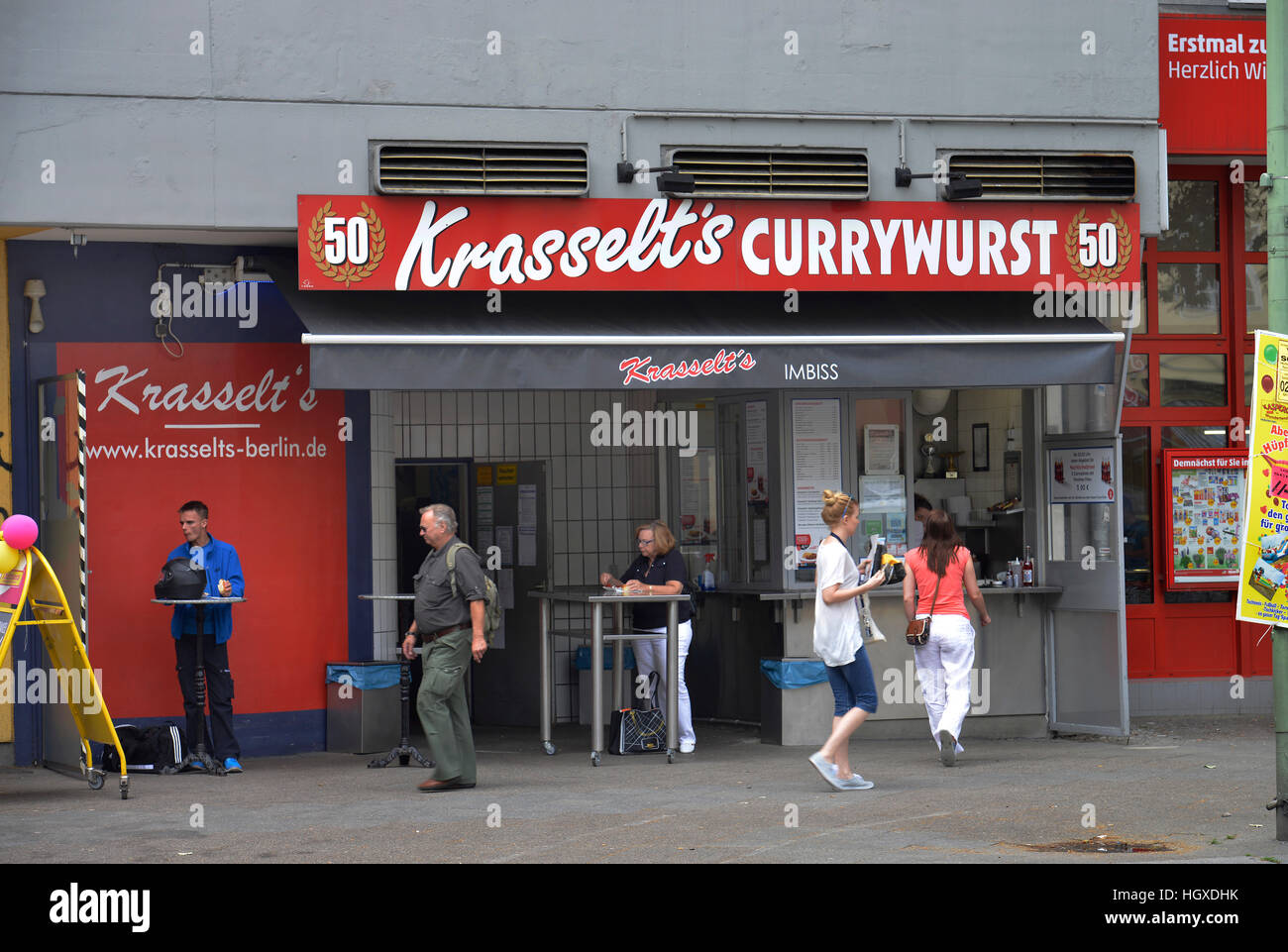 Krasselts Currywurst, Steglitzer Damm, Steglitz, Berlin, Deutschland Stock Photo