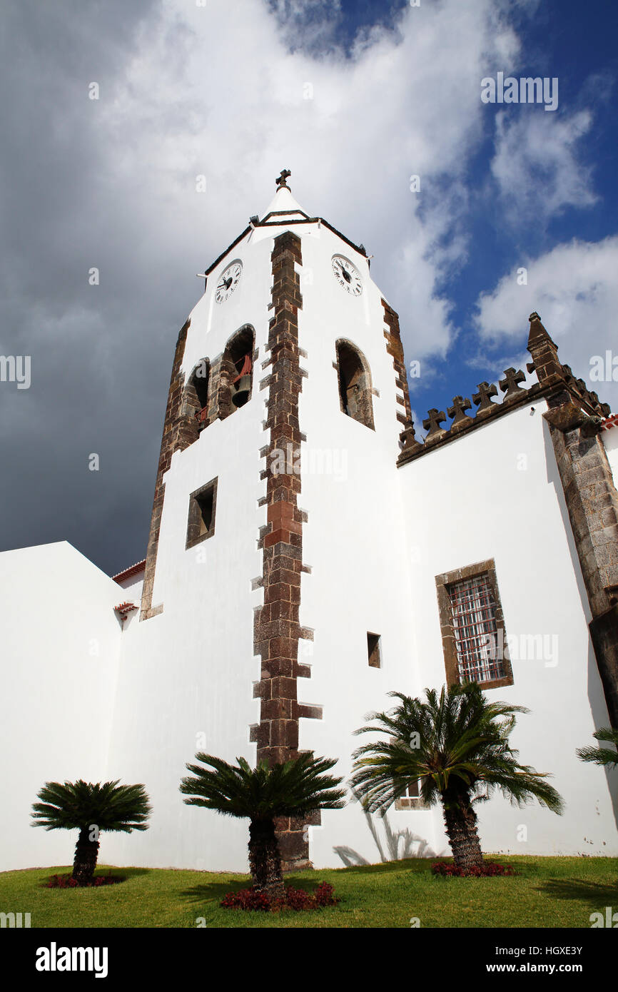 Im Jahr 1533 erbaute Kirche Sao Salvador in Santa Cruz, Madeira, Portugal Stock Photo