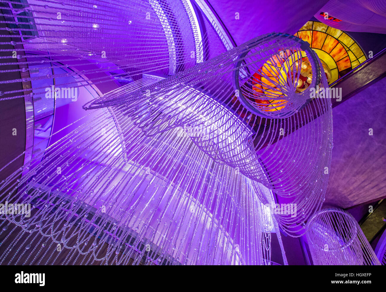 LAS VEGAS OCT 05 The Chandelier Bar at the Cosmopolitan Hotel