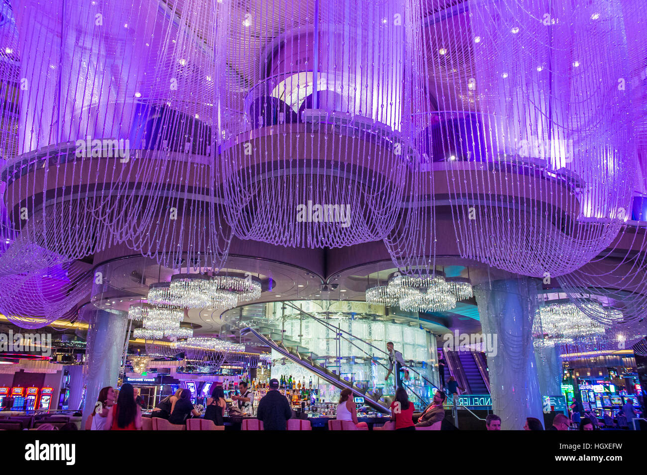 LAS VEGAS OCT 05 The Chandelier Bar at the Cosmopolitan Hotel