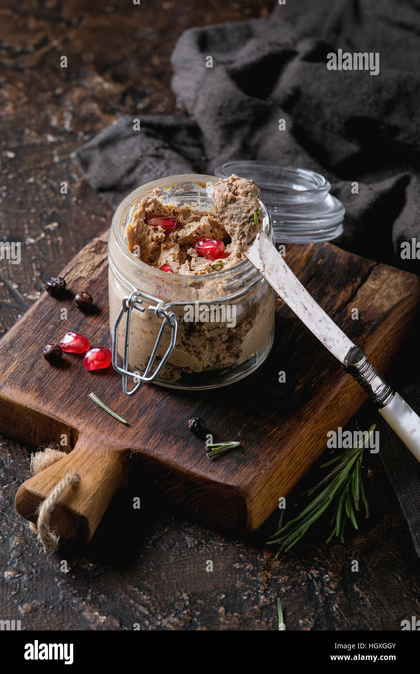 Homemade chicken liver pate Stock Photo - Alamy