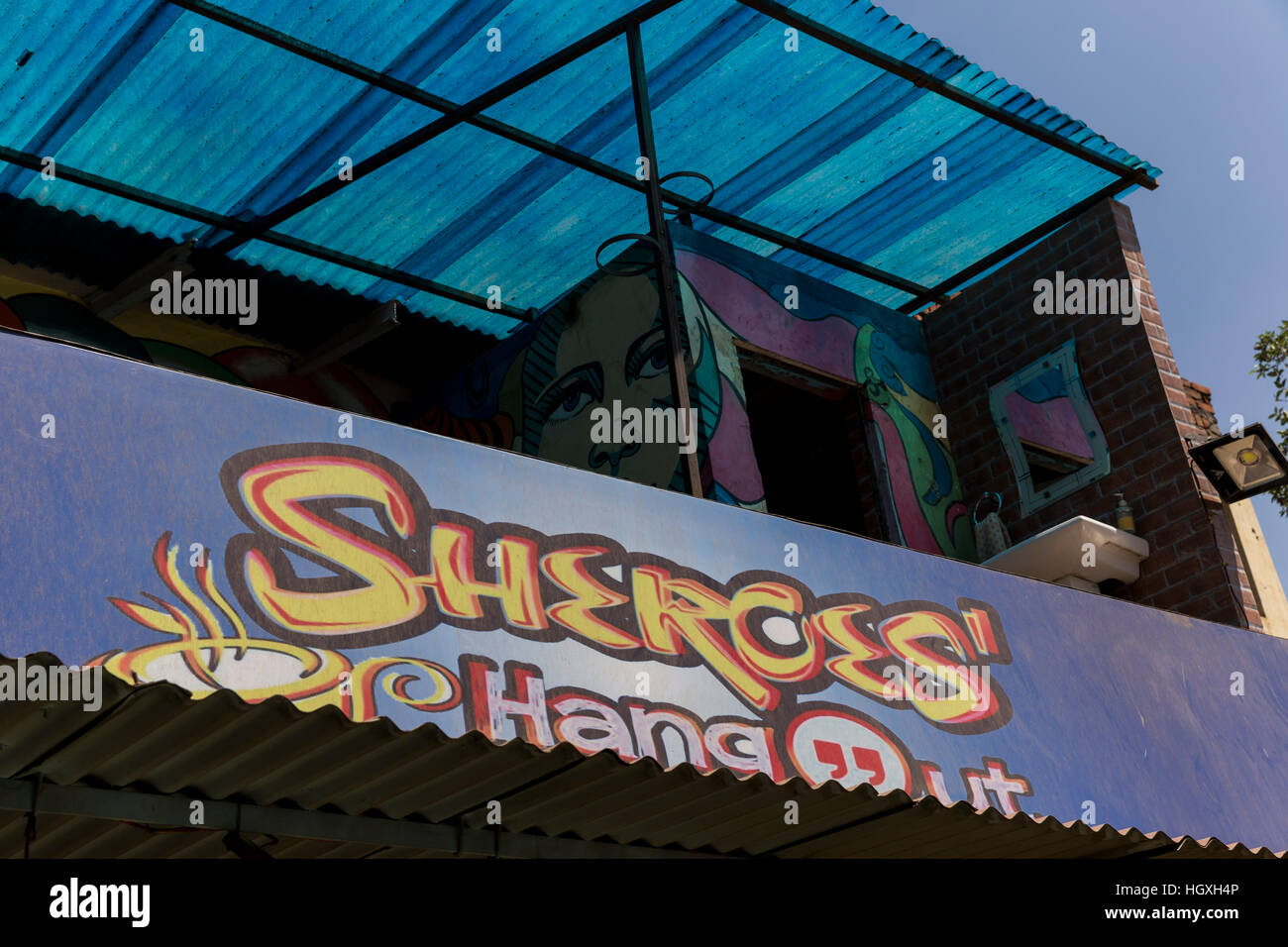 Sheroes Hangout Cafe, Agra, Uttar Pradesh, India Stock Photo