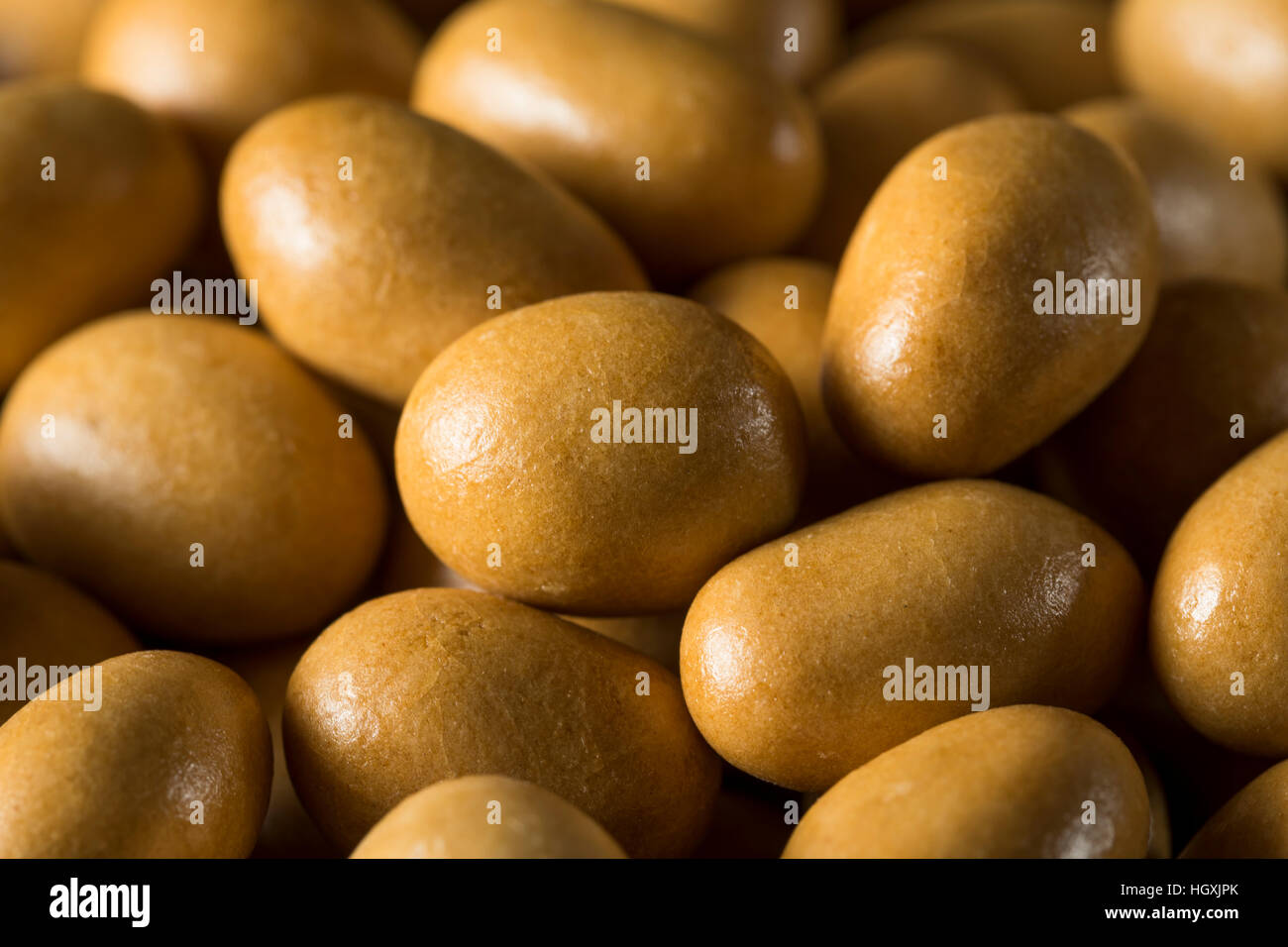 Homemade Brown Japanese Peanuts with a Candy Coating Stock Photo Alamy