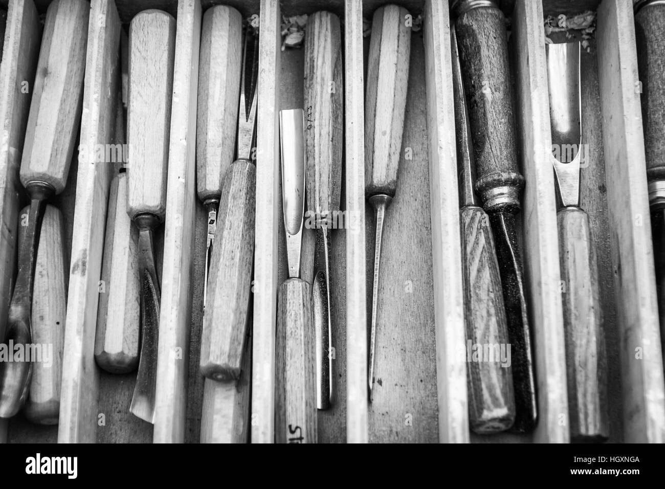 Bevel chisel hi-res stock photography and images - Alamy