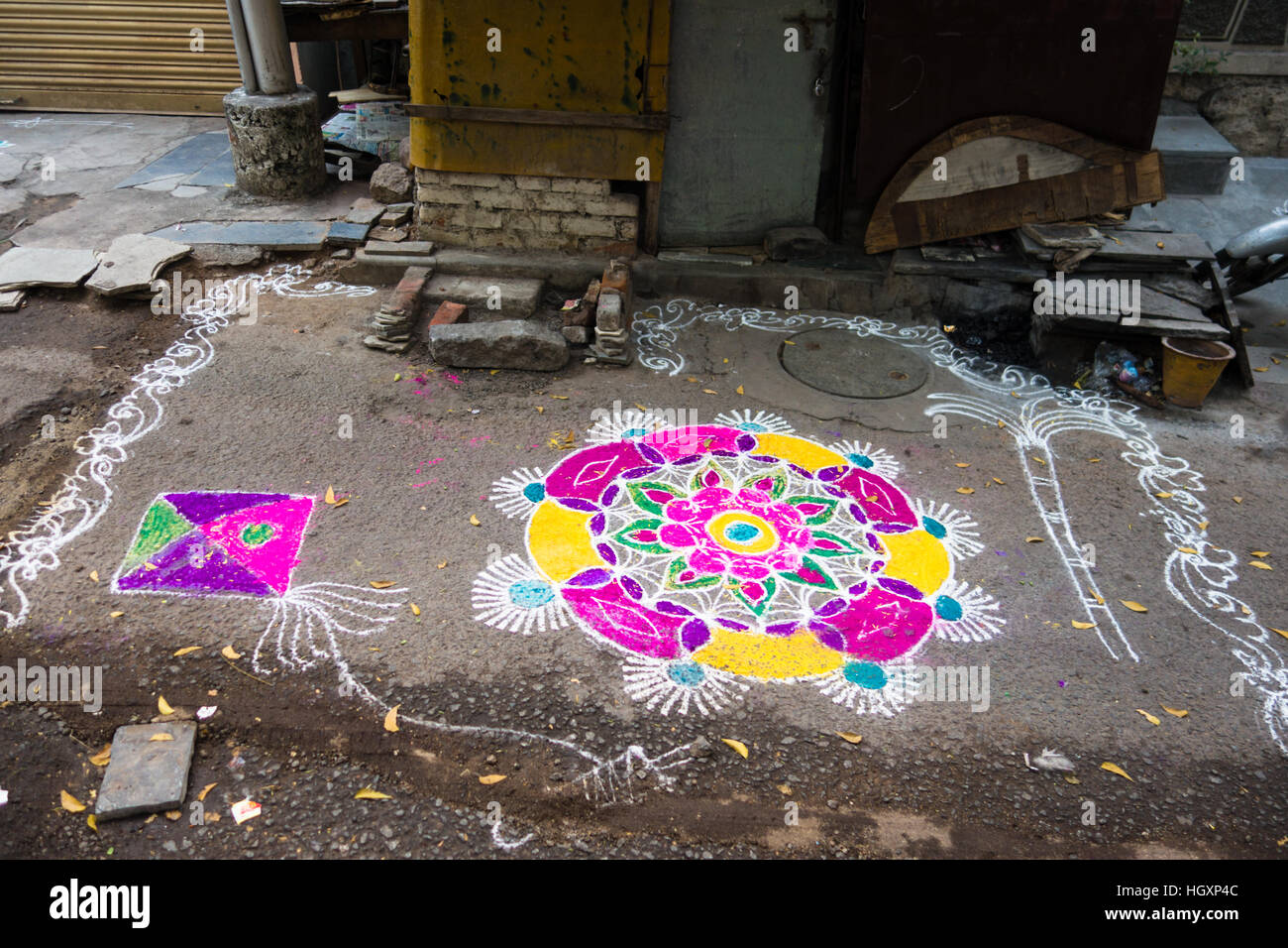 Chowk Pattern Chowk hyderabad hi-res stock photography and images - Alamy