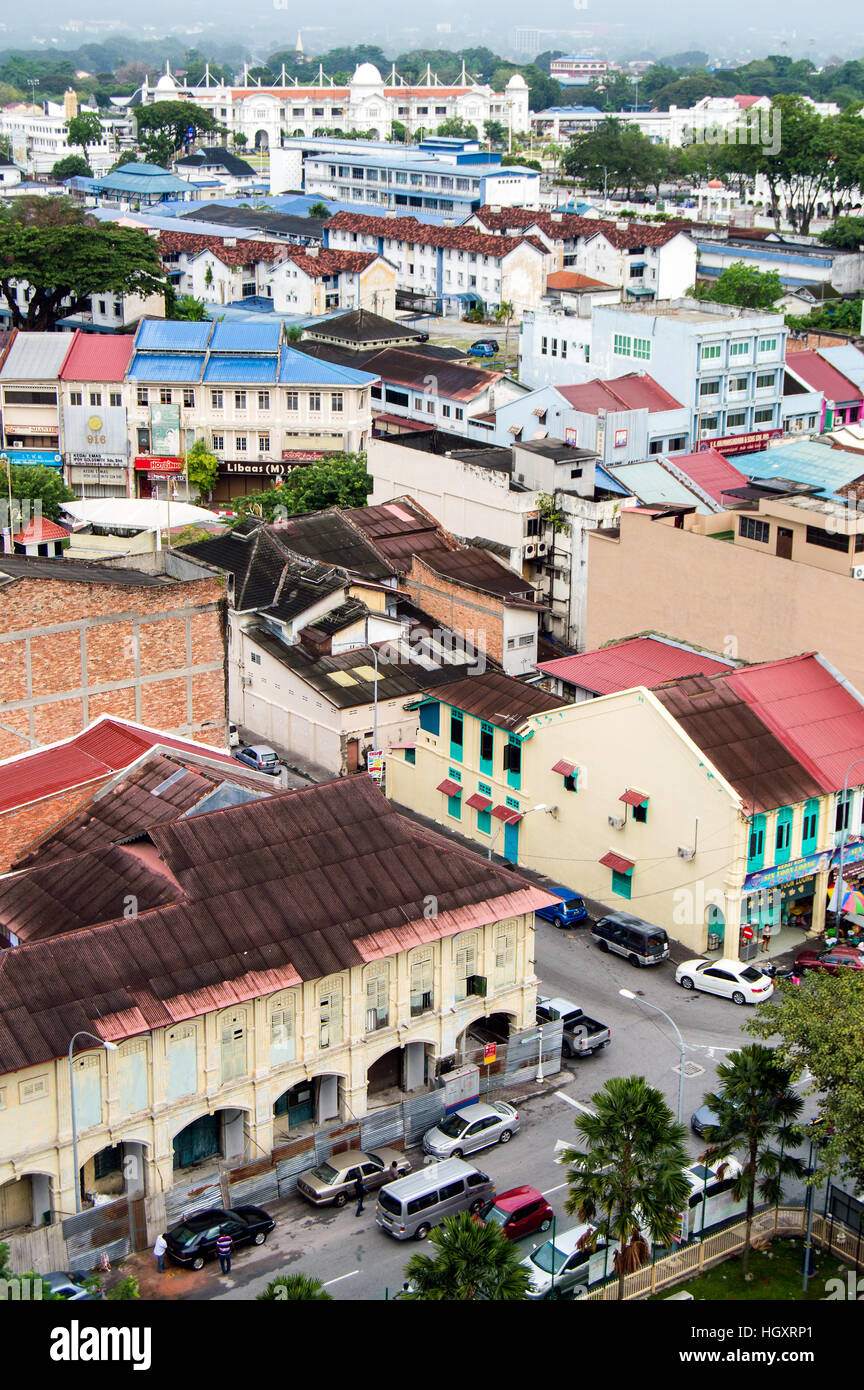 Aerial View Of Ipoh Old Town High Resolution Stock Photography and 